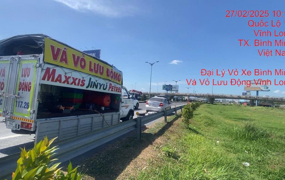 VÁ VỎ XE LƯU ĐỘNG VĨNH LONG